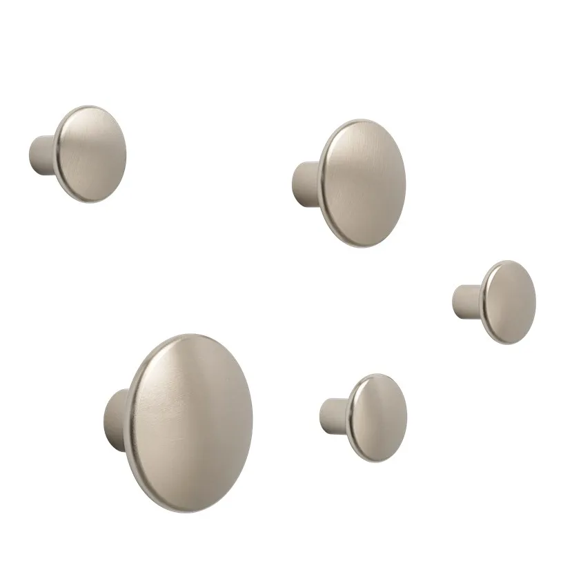 Gancho para roupa de metal The Dots, 3,9 cm, taupe Muuto