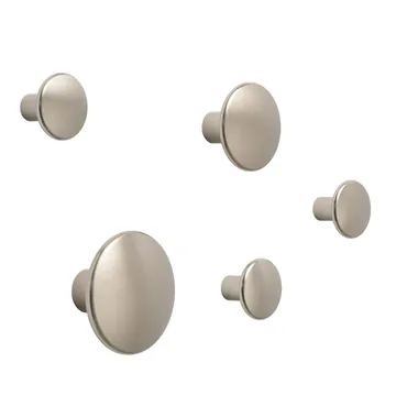 Gancho para roupa de metal The Dots, 3,9 cm - taupe - Muuto
