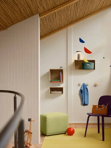 Ganchos para roupa The Dots, 5 un. - carvalho - Muuto