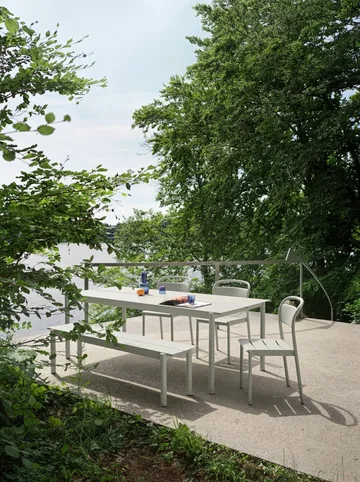 Linear poltrona aço - Cinza (RAL 7044) - Muuto
