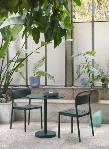 Linear poltrona aço - Pale blue - Muuto
