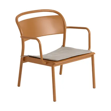 Linear Steel poltrona lounge - Burnt orange - Muuto
