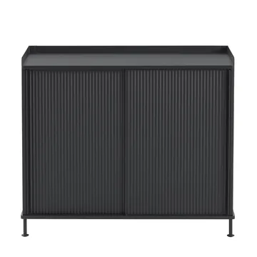 Mesa alta de apoio Enfold  - preto-preto - Muuto