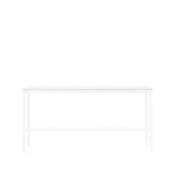 Mesa bar Base High - laminado branco-estrutura branca-L50 C190 A95 - Muuto