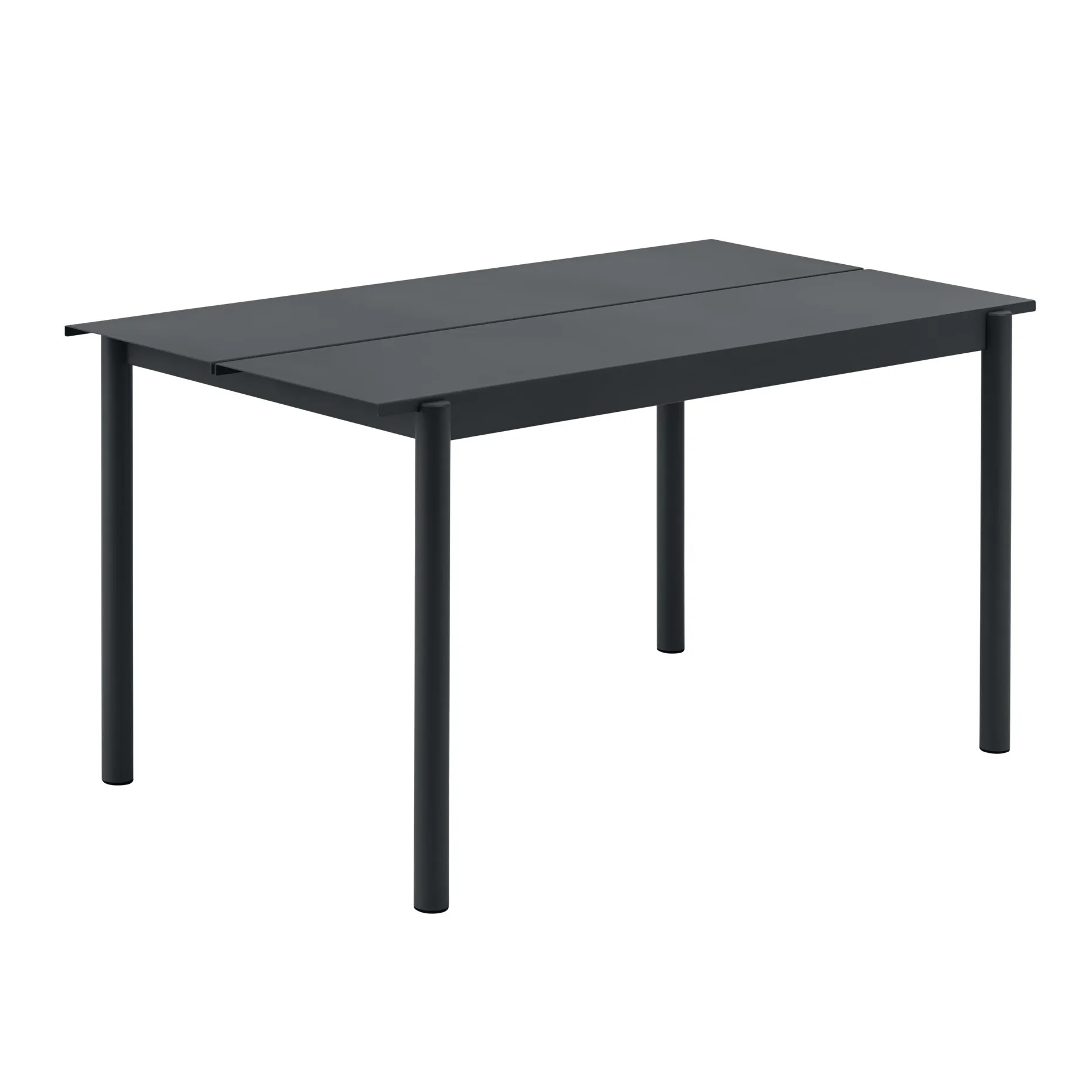Mesa de aço Linear 140 cm, Black Muuto