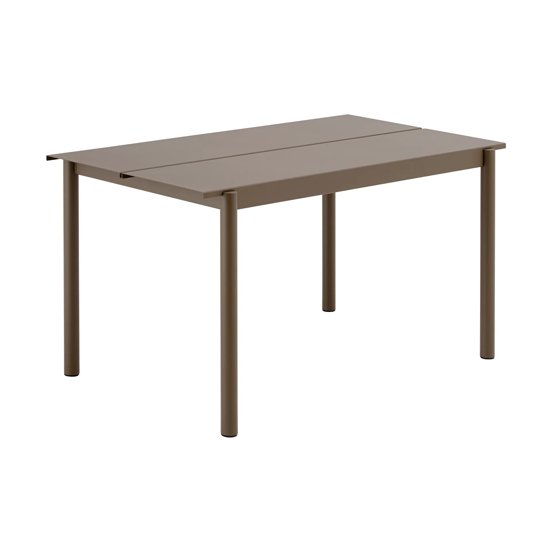 Mesa de aço Linear 140 cm, Taupe Muuto