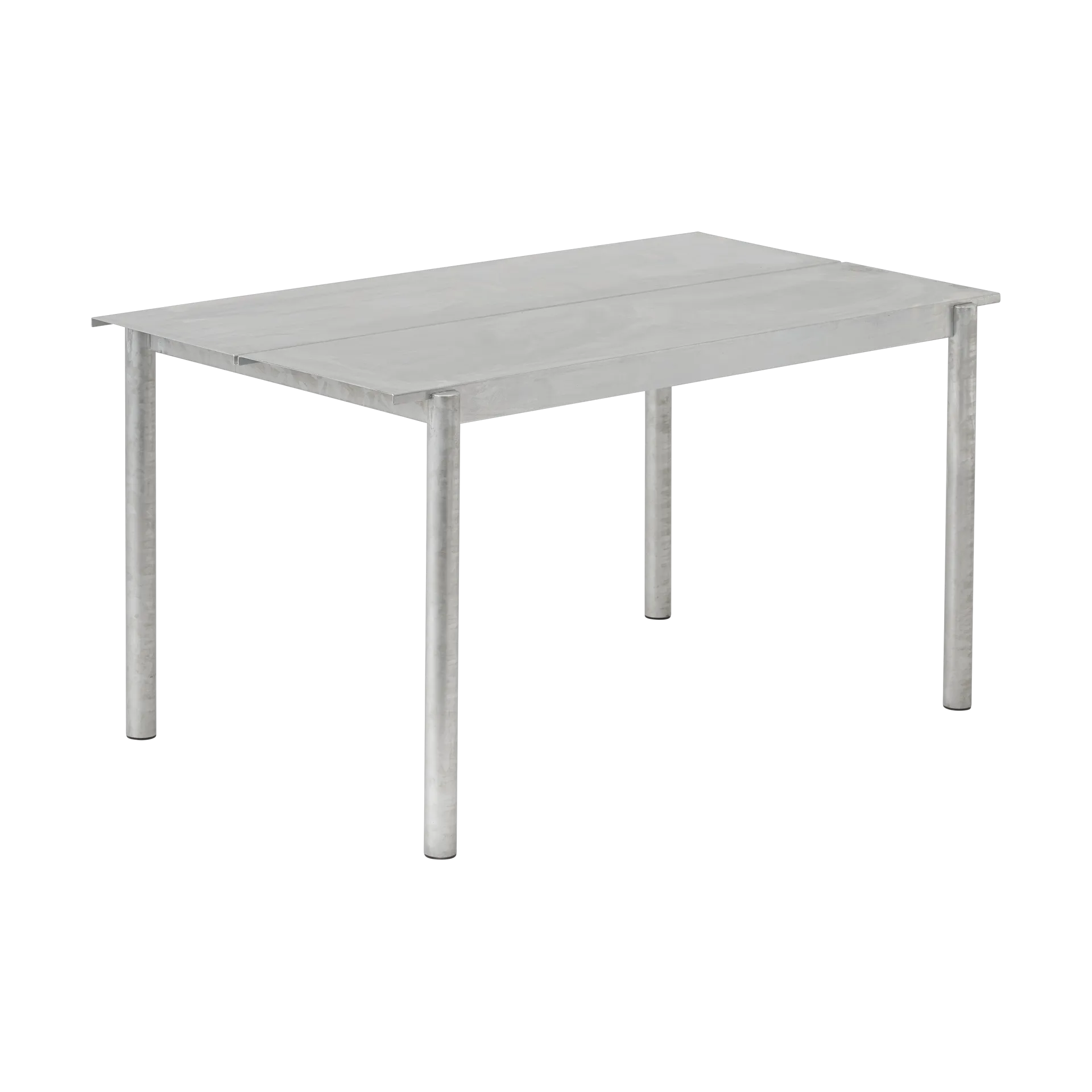 Mesa de aço Linear 140 cm, Warm galvanized steel Muuto