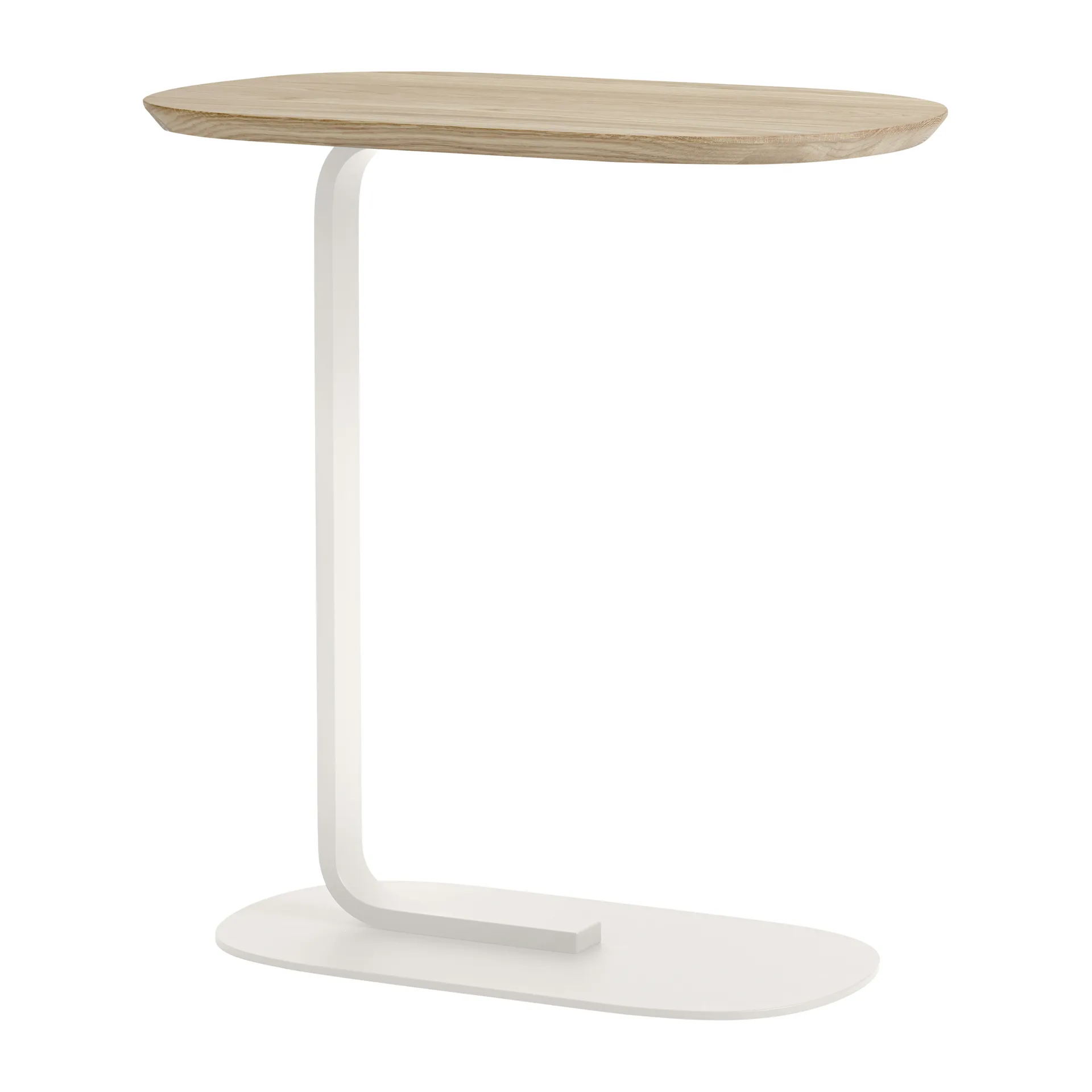 Mesa de apoio Relate 60,5 cm, Carvalho - creme Muuto