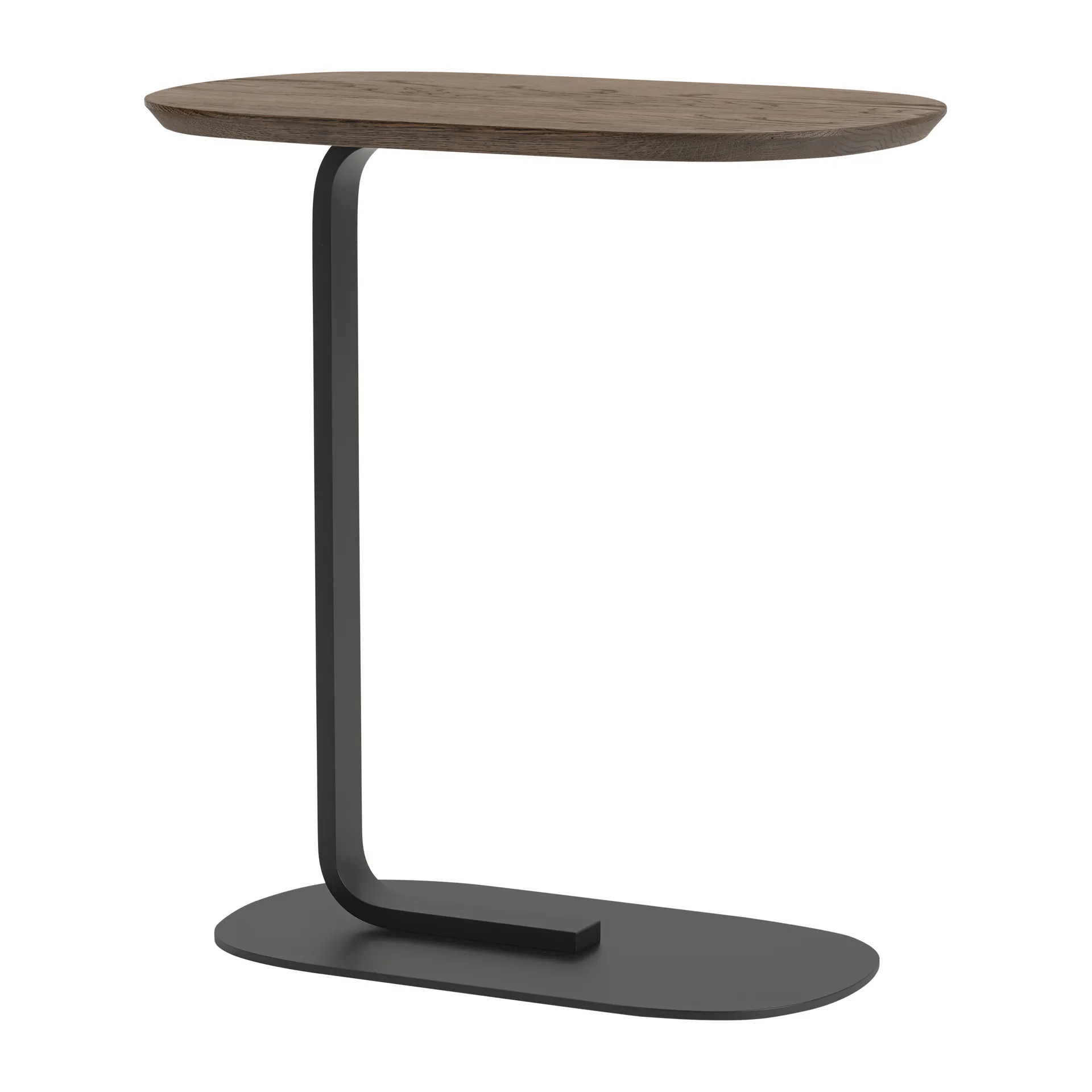 Mesa de apoio Relate 60,5 cm, Carvalho fumado-preto Muuto