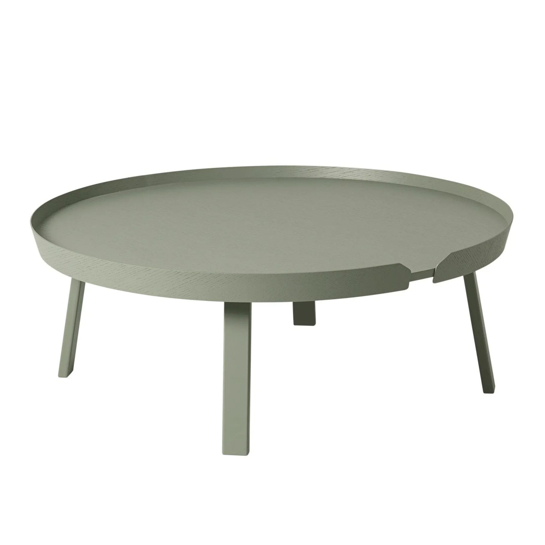 Mesa de centro Around extra grande, Dusty green Muuto