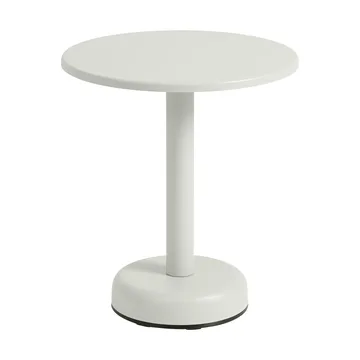 Mesa de centro Linear Steel - Cinzento, Ø42x47 cm - Muuto