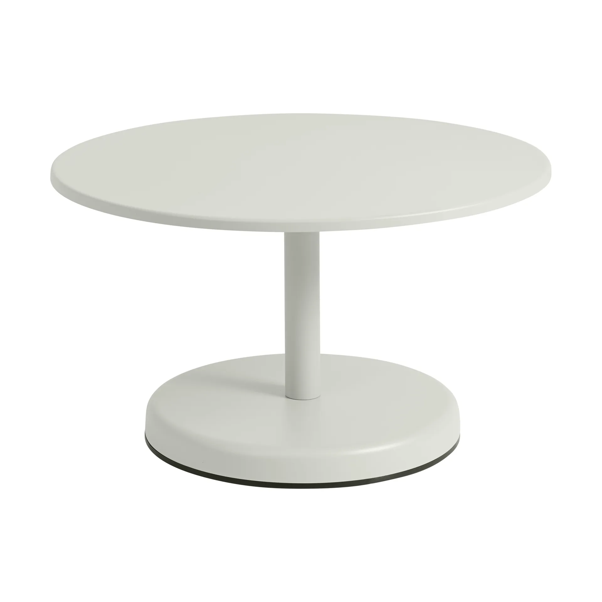 Mesa de centro Linear Steel, Cinzento, Ø70x40 cm Muuto