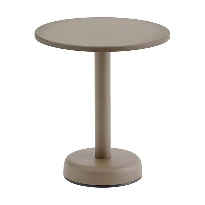 Mesa de centro Linear Steel - Taupe, Ø42x47 cm - Muuto