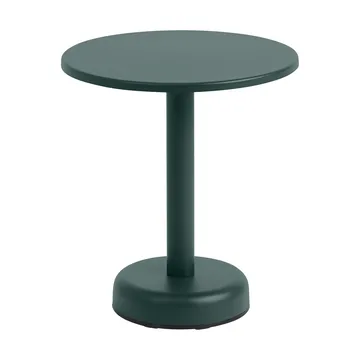 Mesa de centro Linear Steel - Verde escuro, Ø42x47 cm - Muuto