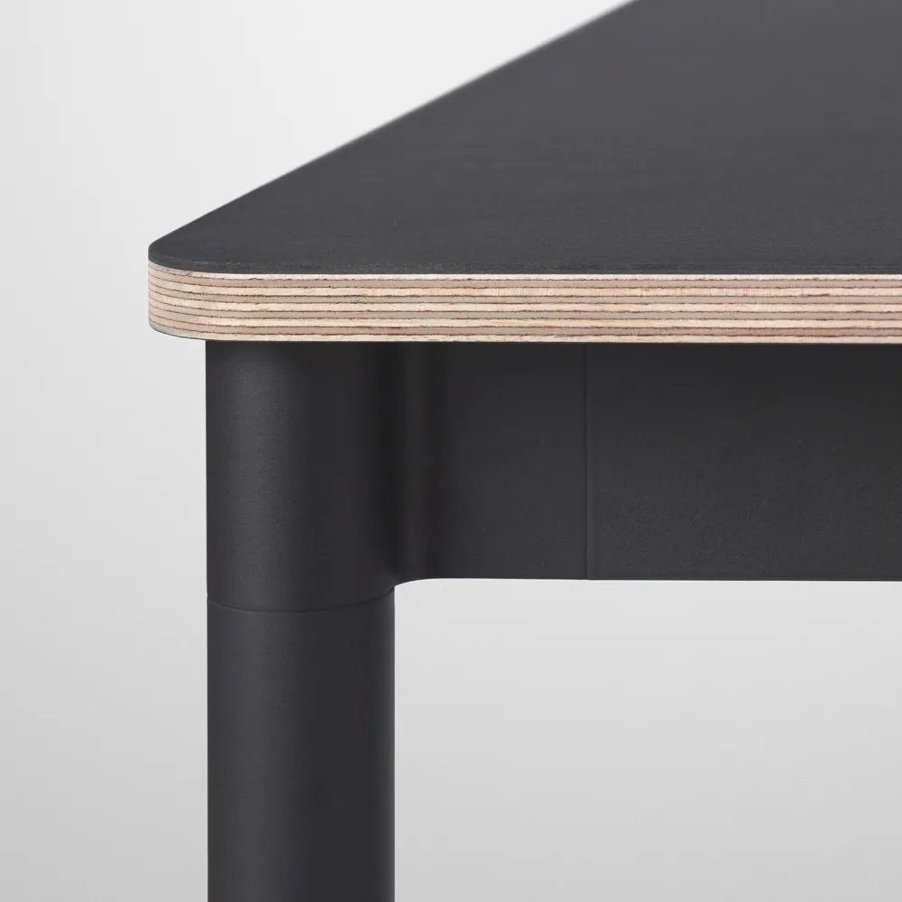 Mesa de jantar Base, branco, abs, 140x80cm Muuto