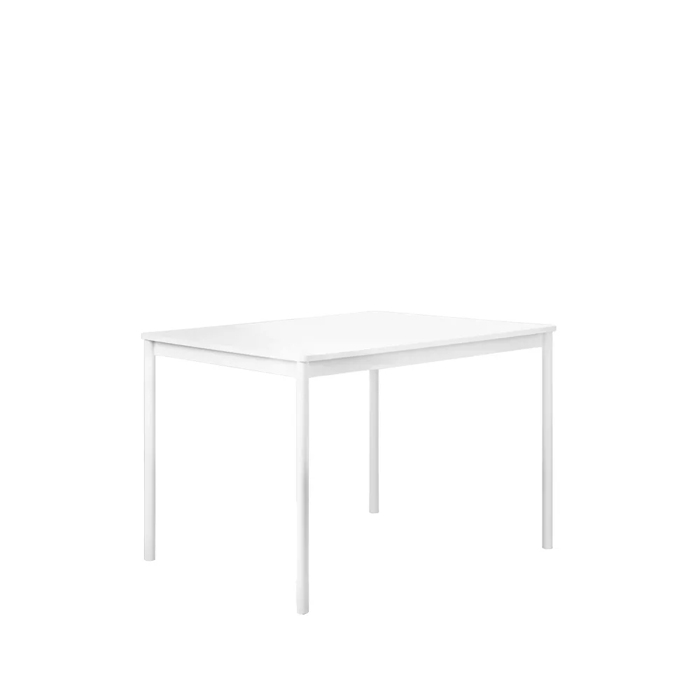 Mesa de jantar Base, branco, abs, 140x80cm Muuto