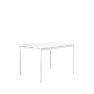 Mesa de jantar Base - branco, abs, 140x80cm - Muuto