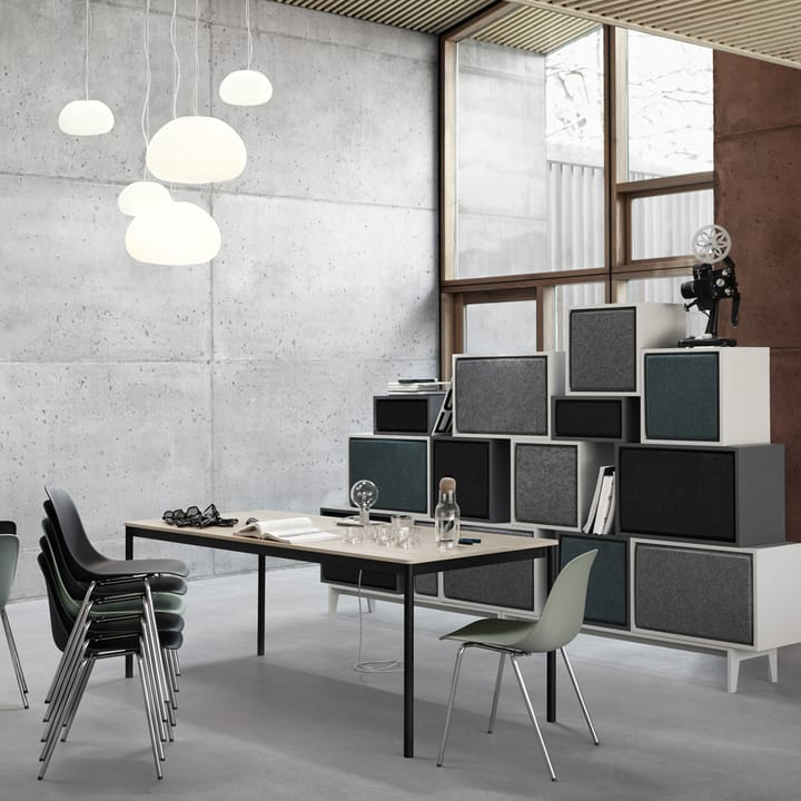 Mesa de jantar Base, branco, compensado, 190x85cm Muuto