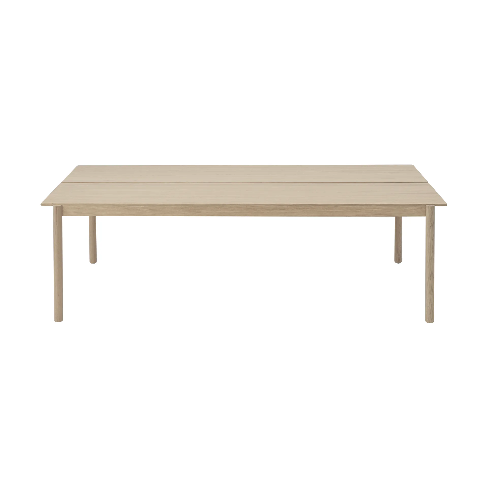 Mesa de jantar Linear System 110x240 cm, Oak veneer-oak Muuto