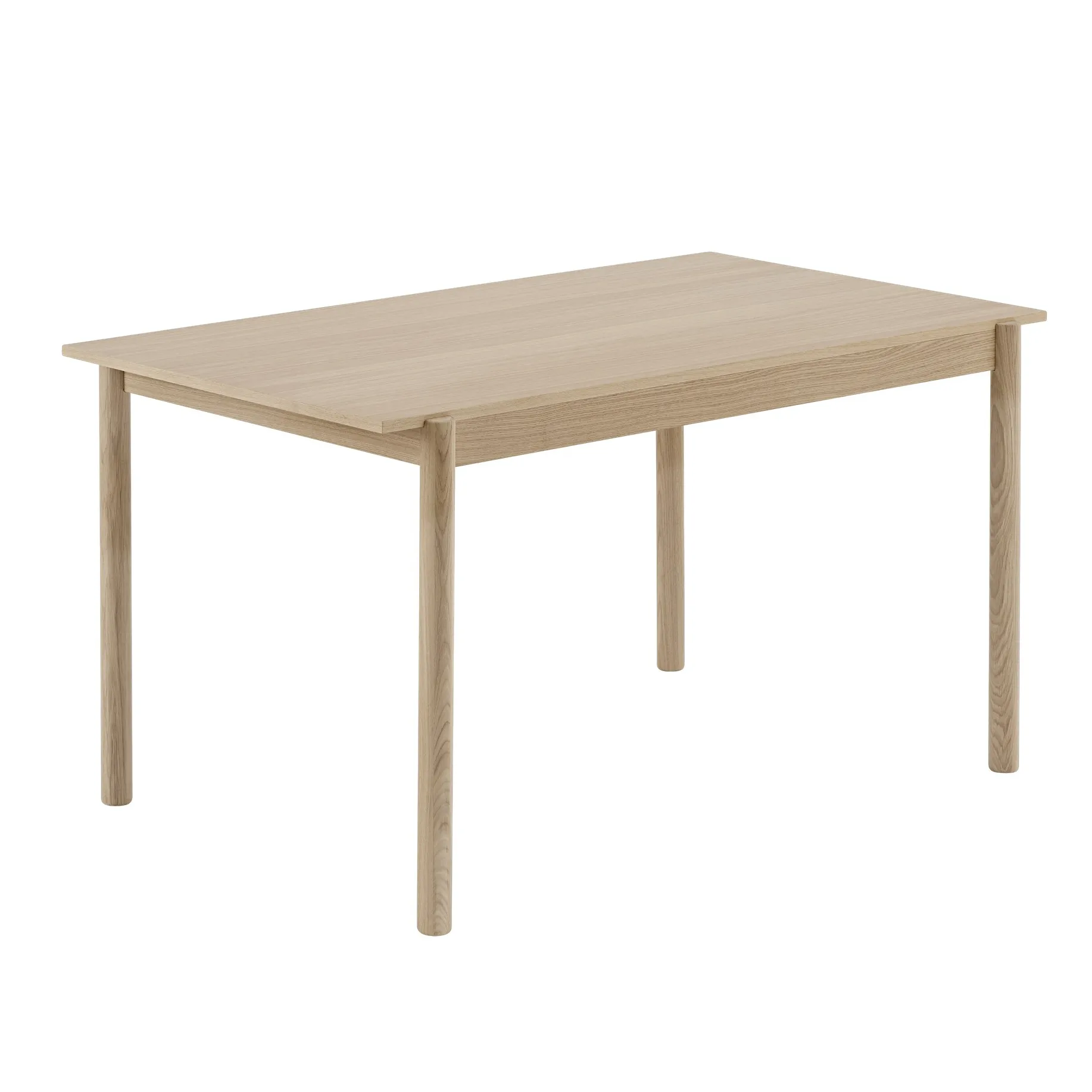Mesa de madeira carvalho Linear, 140x85 cm Muuto