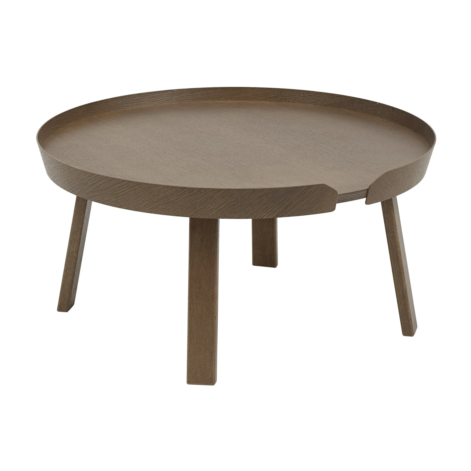 Mesa grande Around, Stained dark brown Muuto