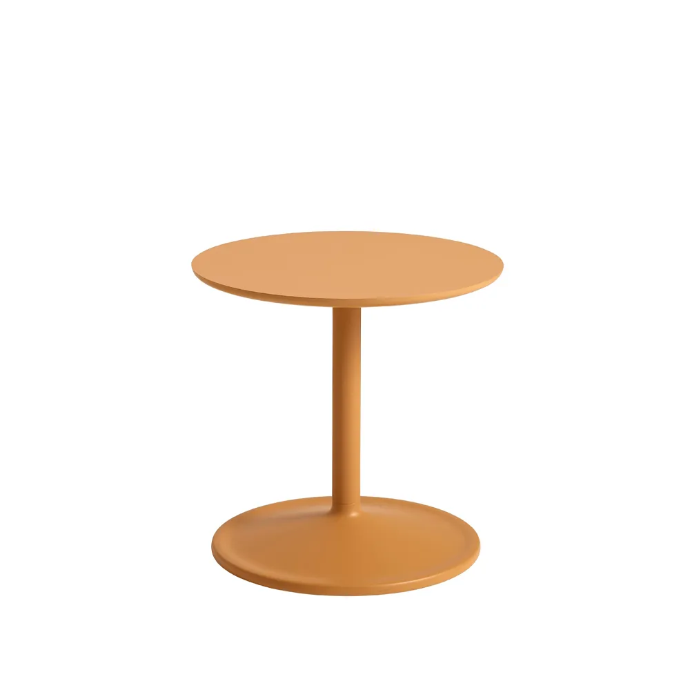 Mesa lateral Soft Ø41cm, Laminado laranja A: 40 cm Muuto