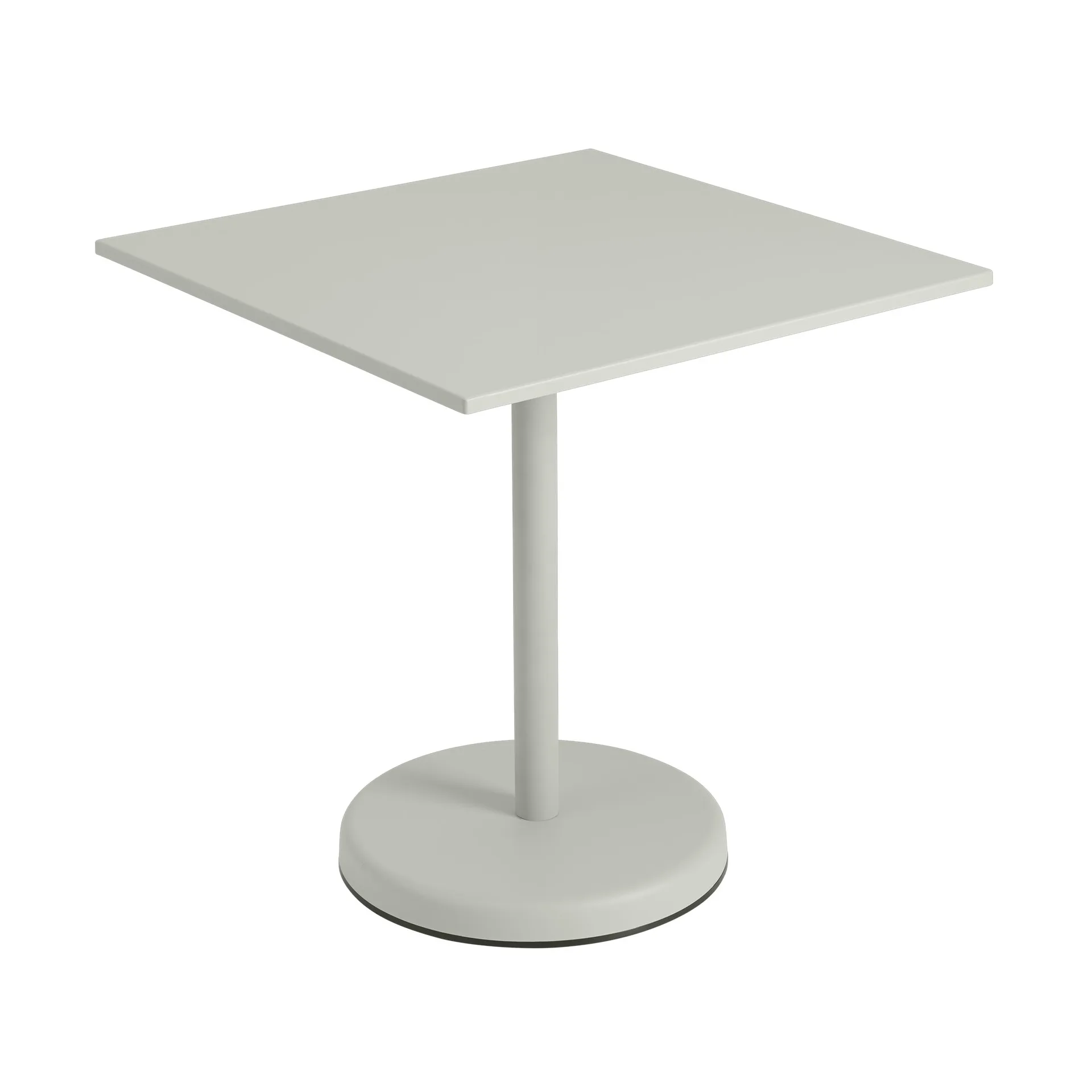 Mesa Linear Steel V2 70x70 cm Grey,  Muuto