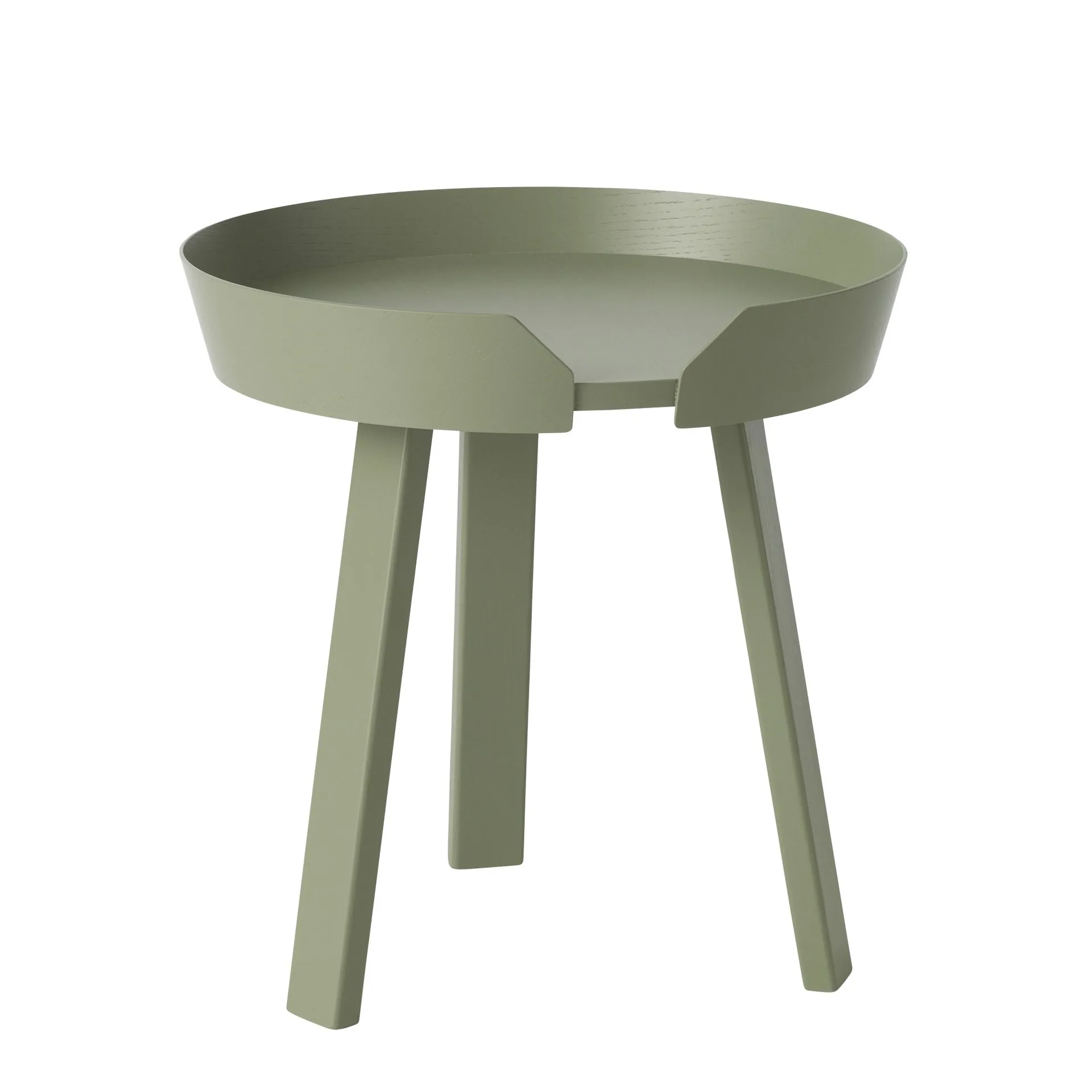 Mesa pequena Around, dusty green Muuto