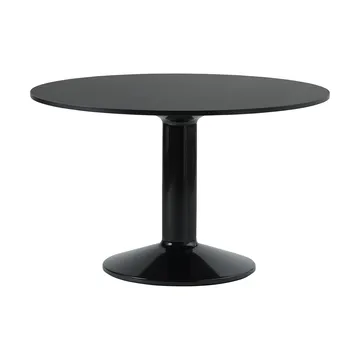 Midst mesa pedestal - Black nanolaminate-black, Ø120 cm - Muuto