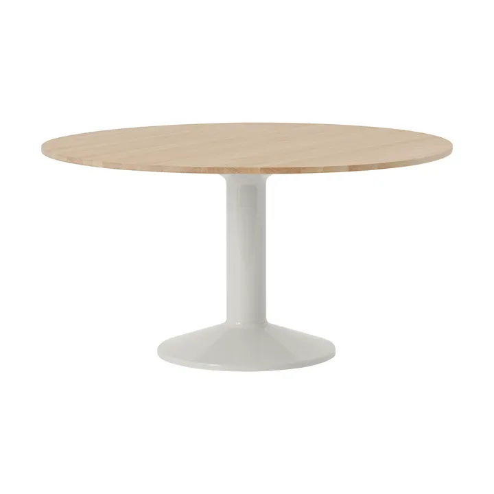 Midst mesa pedestal - Carvalho oleado-cinza, Ø140 cm - Muuto