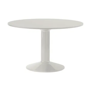 Midst mesa pedestal - Grey linoleum-grey, Ø120 cm - Muuto
