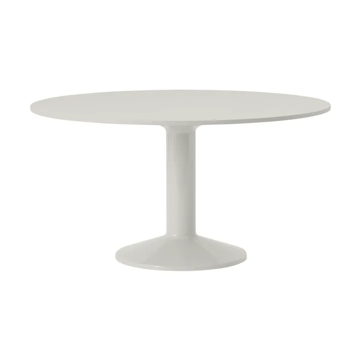 Midst mesa pedestal - Grey linoleum-grey, Ø140 cm - Muuto