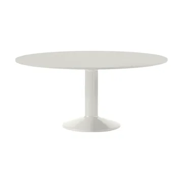 Midst mesa pedestal - Grey linoleum-grey, Ø160 cm - Muuto