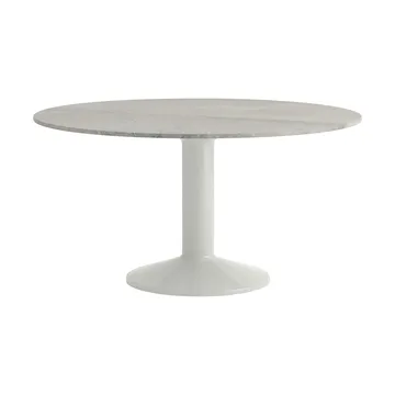 Midst mesa pedestal - Grey marble-grey, Ø140 cm - Muuto