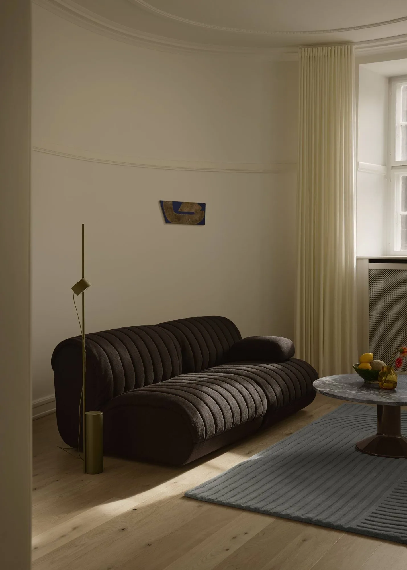 Módulo de sofá Coltre, Apoio de braços, turf-sand Muuto