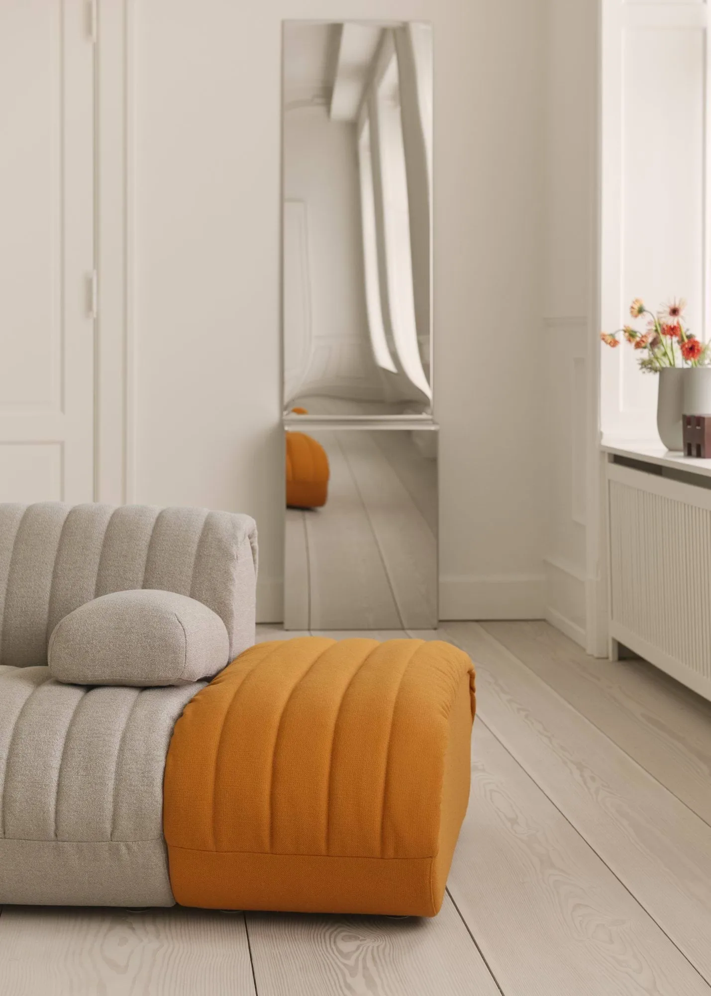 Módulo de sofá Coltre, Apoio de braços, turf-sand Muuto