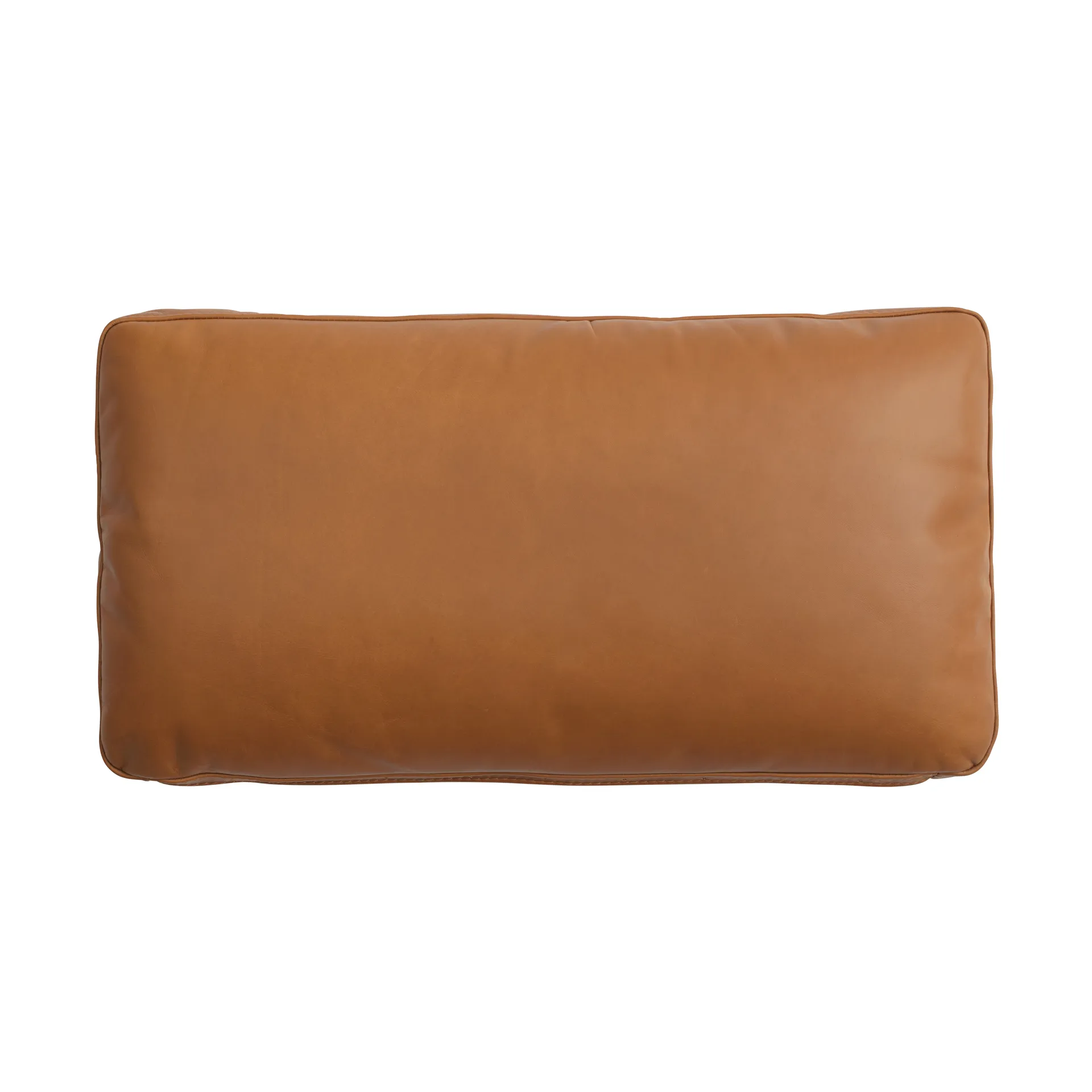 Outline soft almofada, Refine Leather Cognac, 55x30 cm Muuto