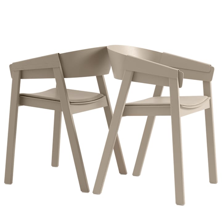 Poltrona assento estofado Cover, Remix 183-preto Muuto
