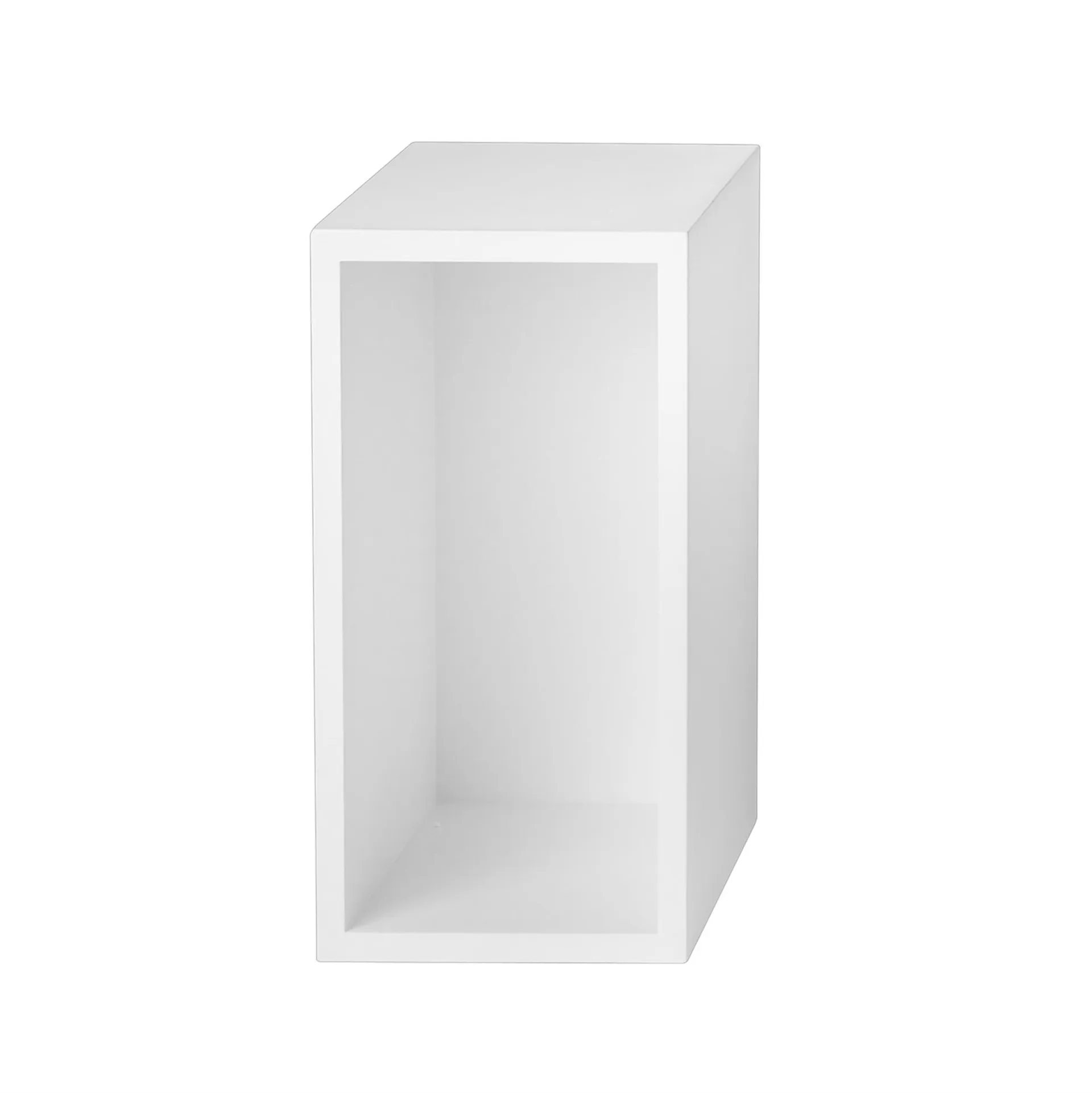 Prateleira com placa traseira, pequena Stacked 2.0, branco Muuto