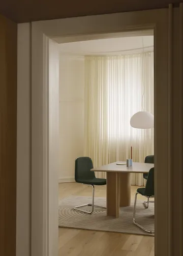Relevo Rug Quattro tapete de lã - Light rose, 170x240 cm - Muuto