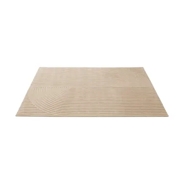 Relevo Rug Quattro tapete de lã - Light rose, 200x300 cm - Muuto