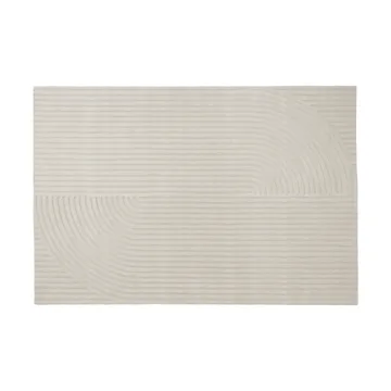Relevo Rug Quattro tapete de lã - Off white, 200x300 cm - Muuto