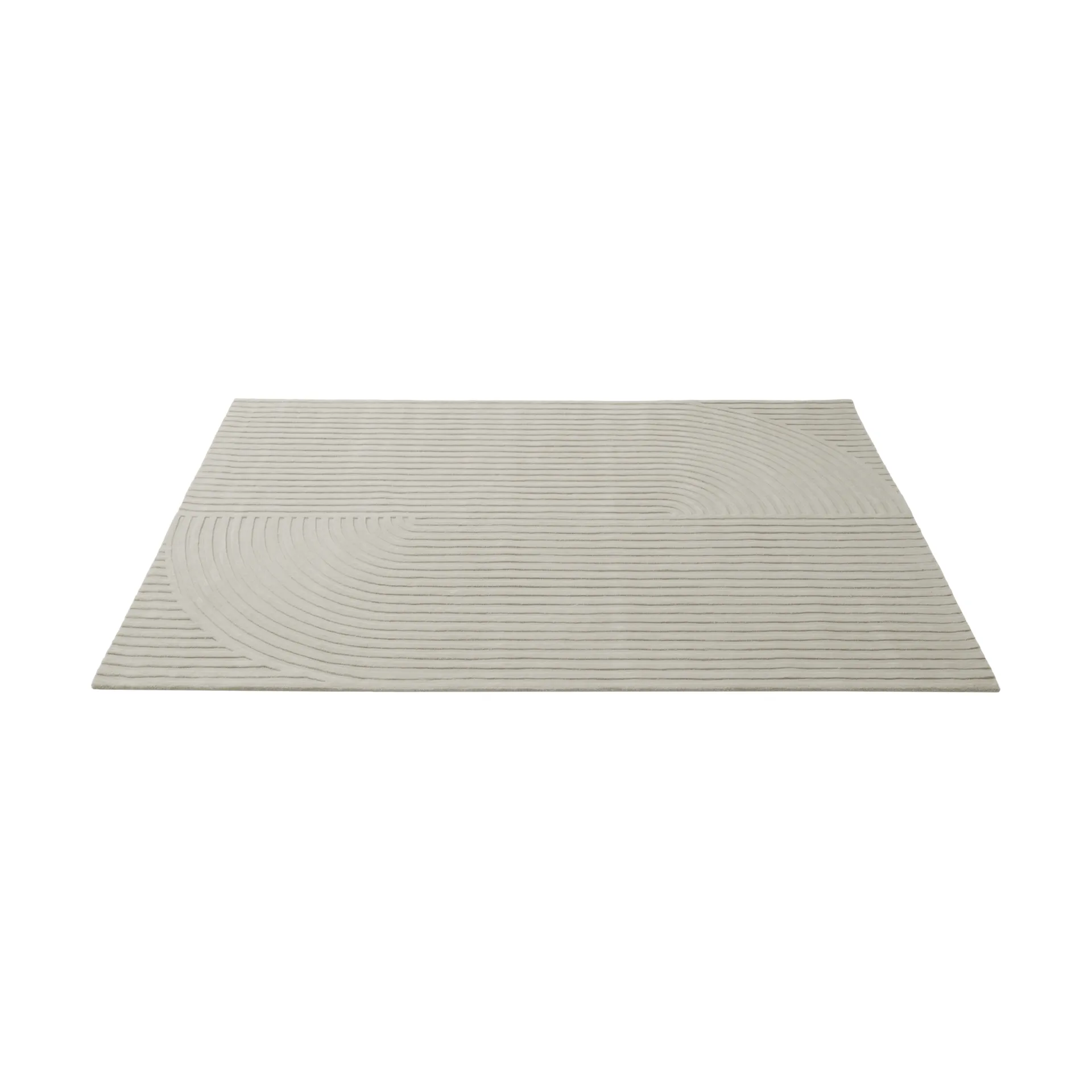 Relevo Rug Quattro tapete de lã, Off white, 200x300 cm Muuto