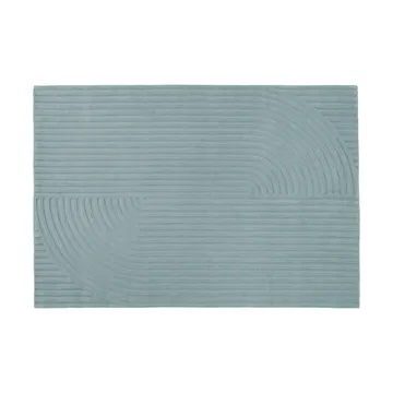 Relevo Rug Quattro tapete de lã - Sage green, 170x240 cm - Muuto
