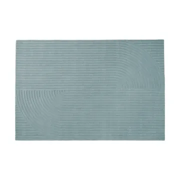 Relevo Rug Quattro tapete de lã - Sage green, 200x300 cm - Muuto