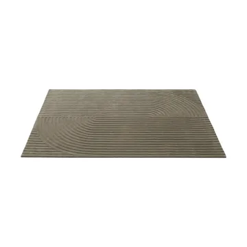 Relevo Rug Quattro tapete de lã - Taupe, 170x240 cm - Muuto