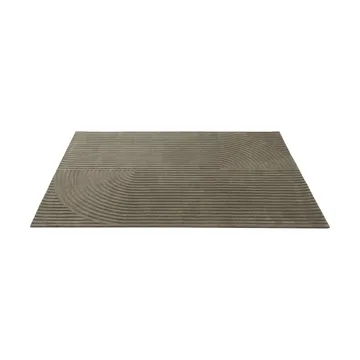 Relevo Rug Quattro tapete de lã - Taupe, 200x300 cm - Muuto