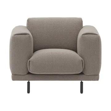 Rest Lounge Chair cadeira lounge - Hearth 6-pernas pretas - Muuto