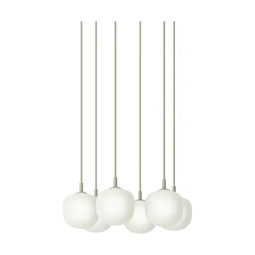 Rime Pendant Cluster 6 candeeiro suspenso - Grey, Ø12 cm - Muuto