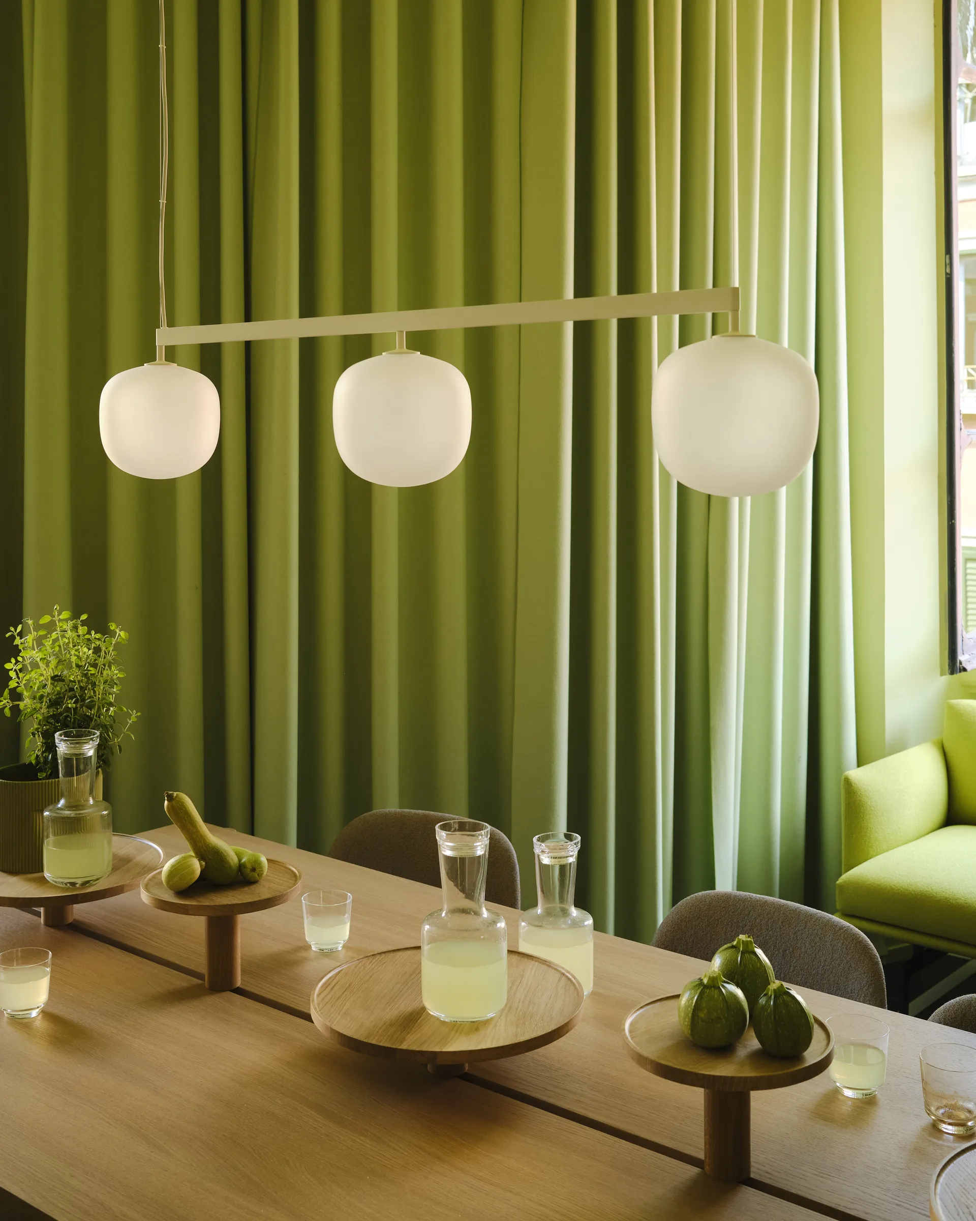 Rime Rail Lamp pendente, Branco Muuto